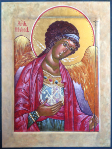 Icon by Cynthia of Michael the Archangel